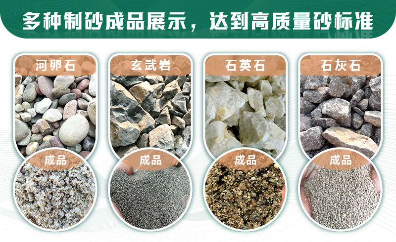 什么樣的石頭適合制砂？制沙生產(chǎn)線如何配置？
