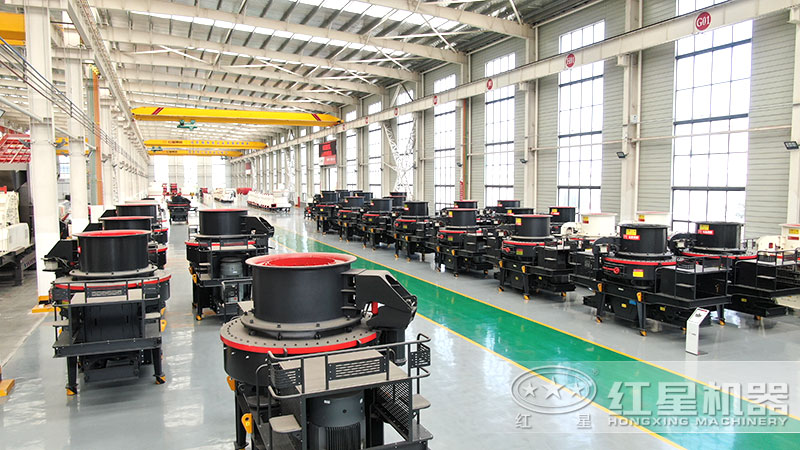 花崗巖石子粉碎機、制砂機車間現(xiàn)貨